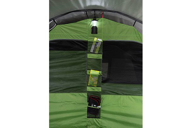 Tienda Túnel Familiar High Peak Garda 5.0 Gris/Verde 11823