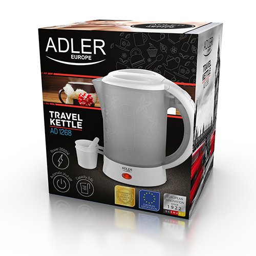 Hervidor Eléctrico Adler Ad 1268 0,6 L Gris 600 W