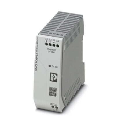Phoenix Contact 2904375 Fuente De Alimentación Para Carril Din Din-Rail/Dc 8 A Cantidad Salidas 1 X Contenido 1 - Fuente De Alimentación - Fuente De Alimentación - 40 W