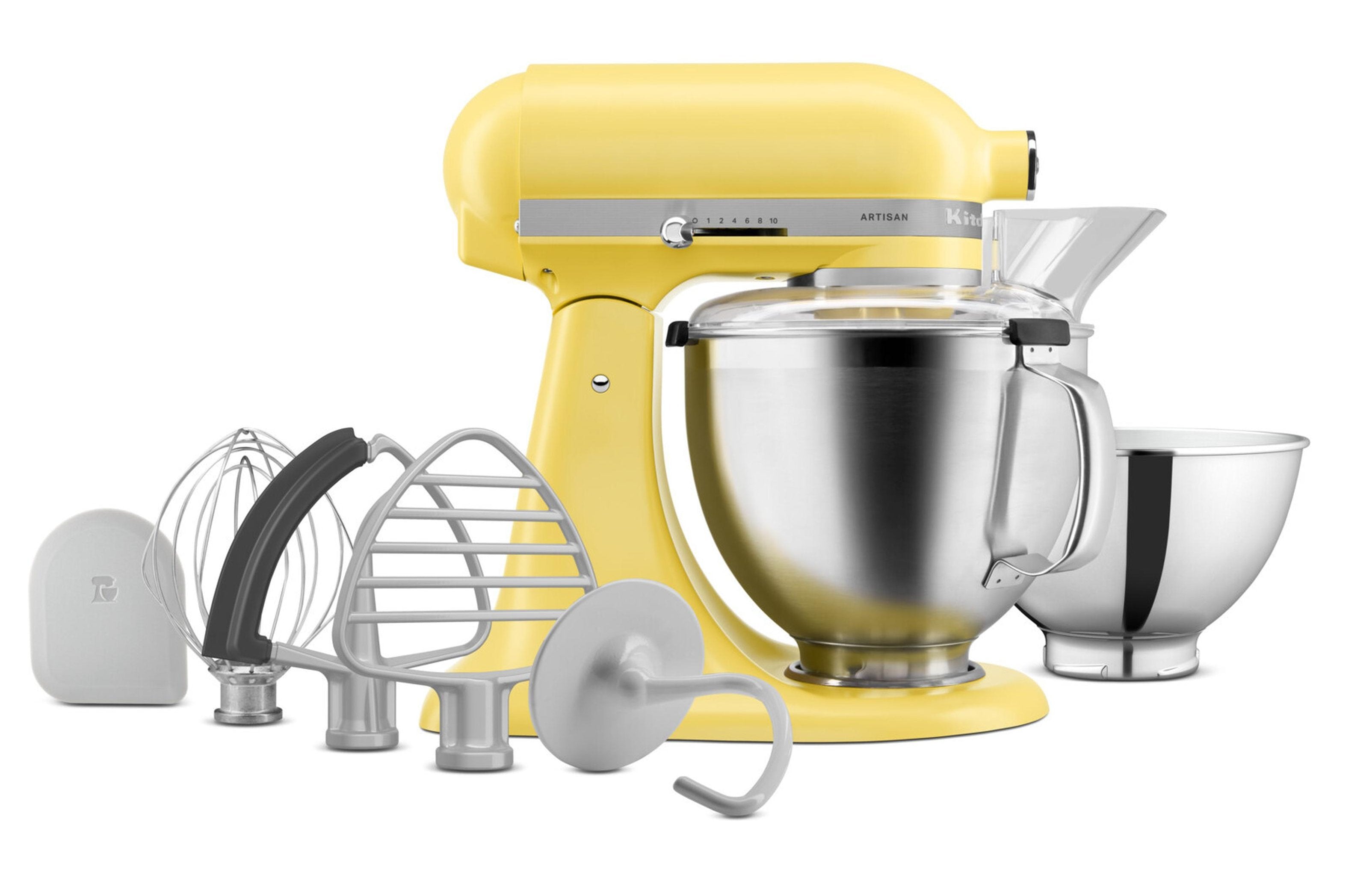 Kitchenaid 5ksm195psebt Batidora Batidora De Varillas 300 W Acero Inoxidable, Amarillo