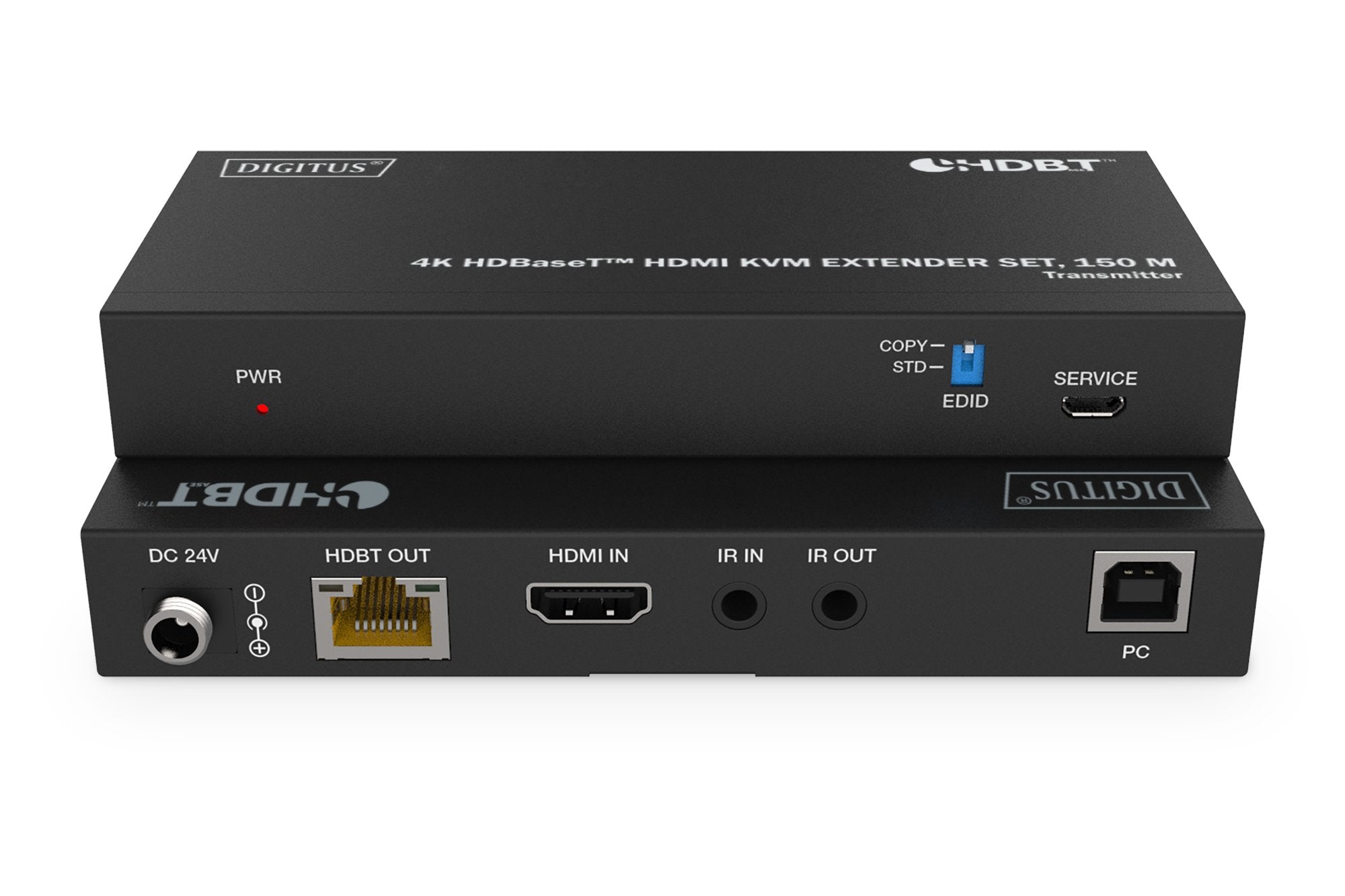 EAN 4016032483694 - Digitus DS-55522 extensor audio/video Transmisor y receptor Negro imagen 3