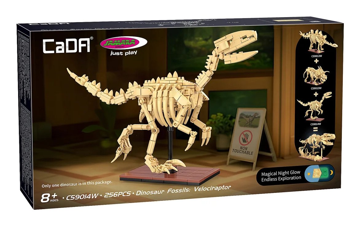 Jamara Cada Dinosaurier Fossil Velociraptor Bricks 8+