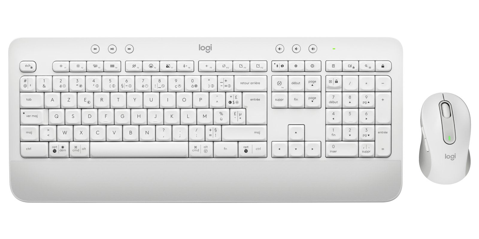 EAN 5099206105331 - Logitech 920-011023 teclado Ratón incluido Oficina Bluetooth AZERTY Francés Blanco imagen 1