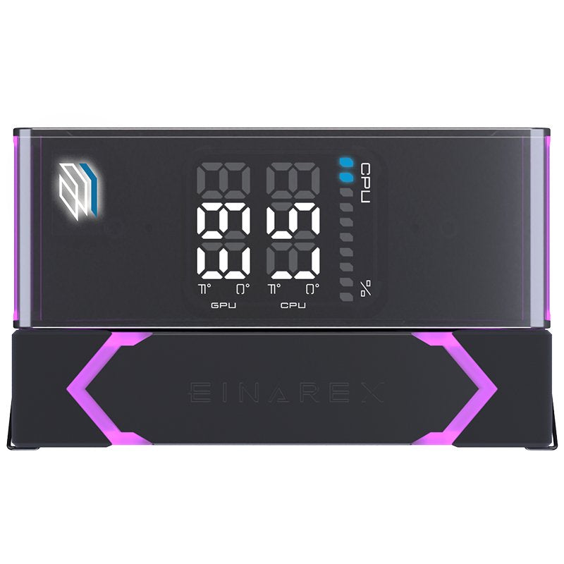 EAN 6977277369298 - Einarex EXAC-GL-100-R-B sistema de refrigeración para ordenador Procesador Refrigerador de aire 12 cm Neg imagen 11