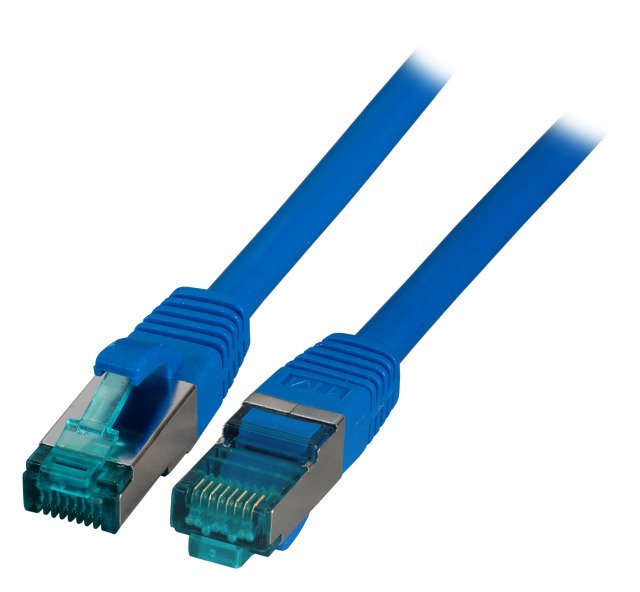 EAN 4049759225216 - EFB Elektronik MK6001.1BL cable de red Azul 1 m Cat6a S/FTP (S-STP) imagen 2