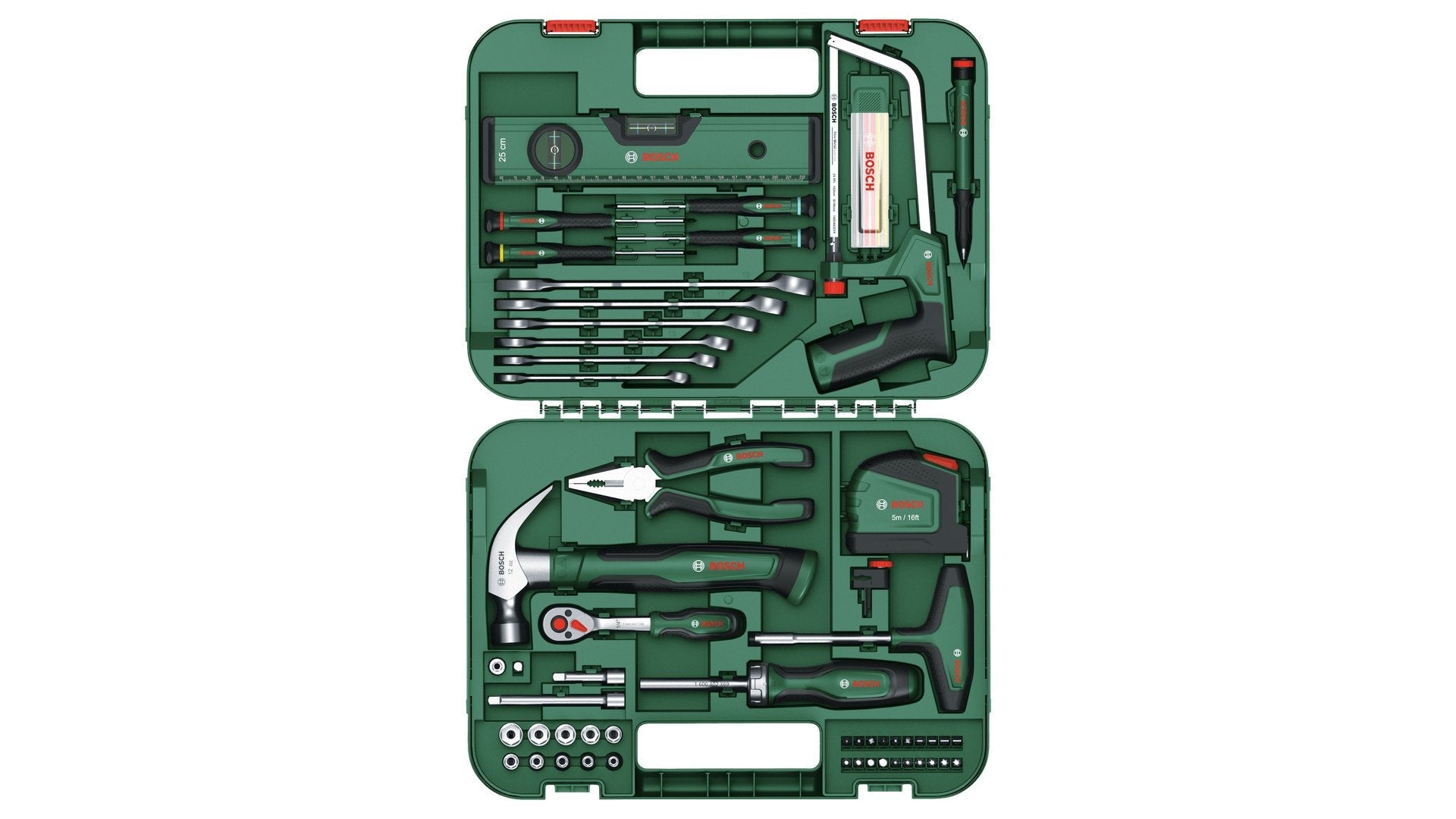 Bosch Heimwerken & Garten 1600a02zb3, Kit De Herramientas Verde