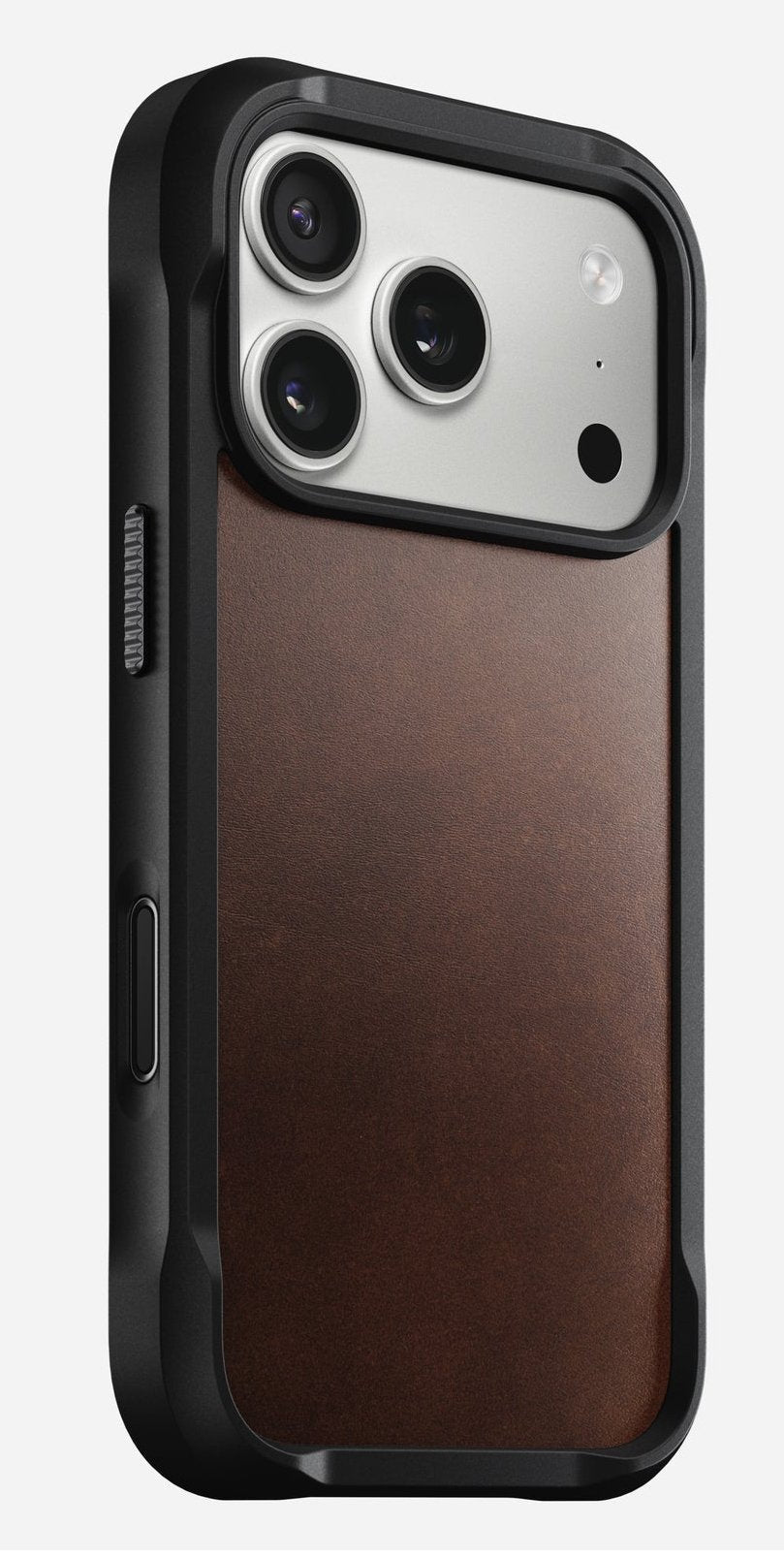 Nomad Rugged Leather Case Iphone 17 Pro Rustic Brown Horween