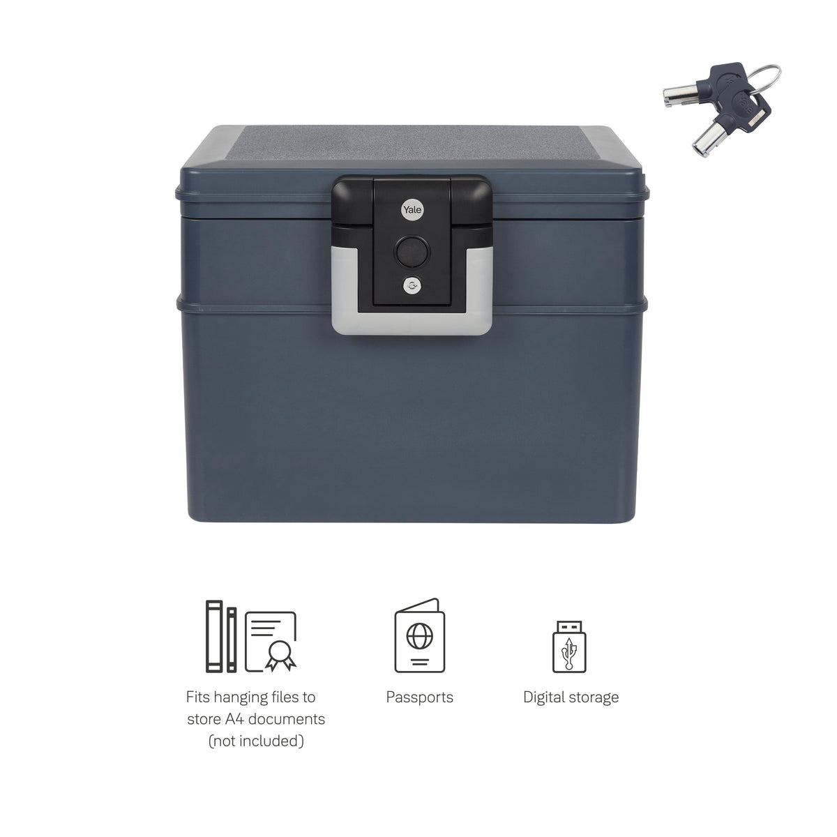 EAN 5052847125915 - Yale YFWC/329/KB1 caja fuerte Caja fuerte de superficie 16,5 L Plástico Gris imagen 15