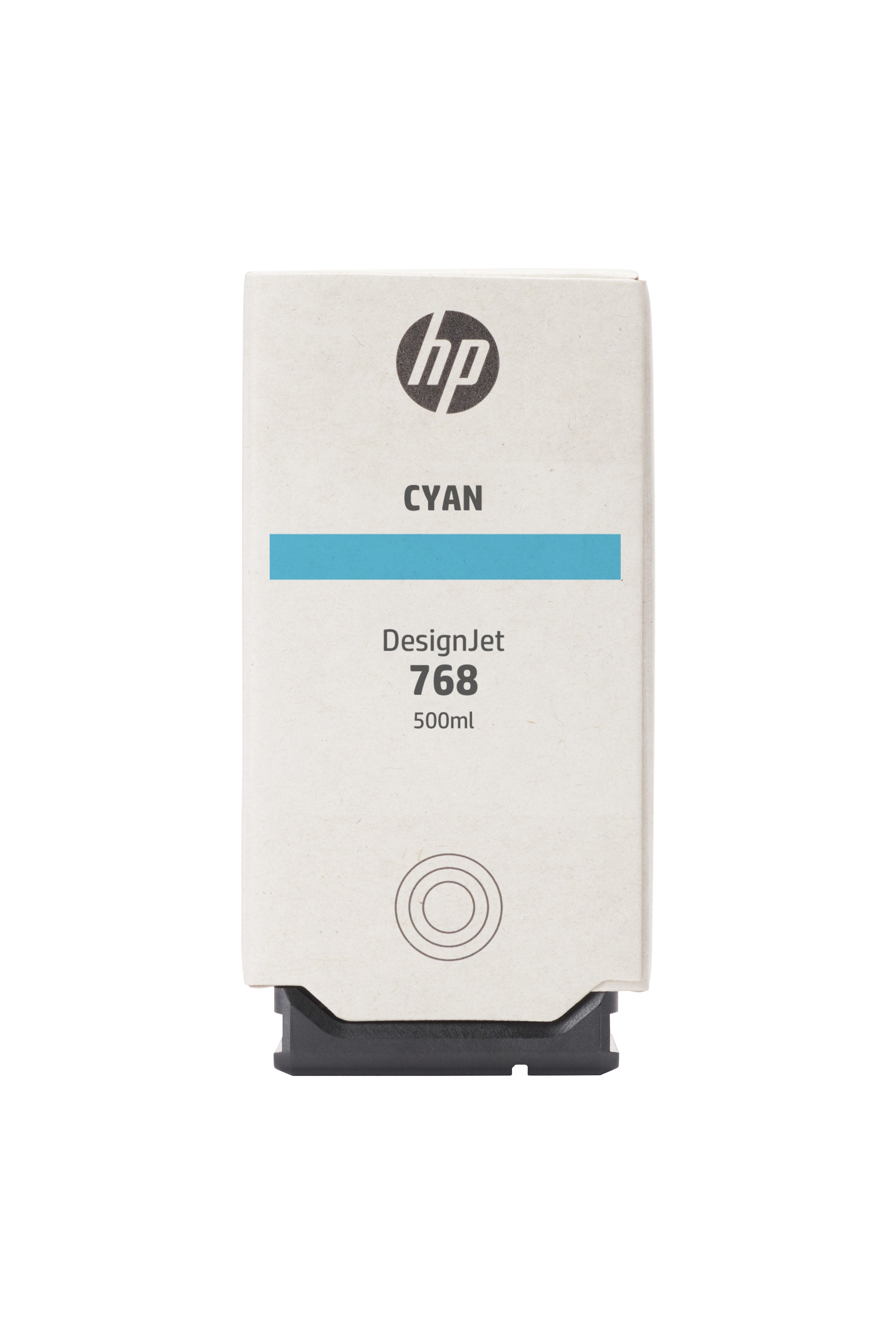 EAN 0196188231968 - HP 768 Cyan 500-ml DesignJet Ink Cartridge cabeza de impresora Inyección de tinta térmica imagen 1