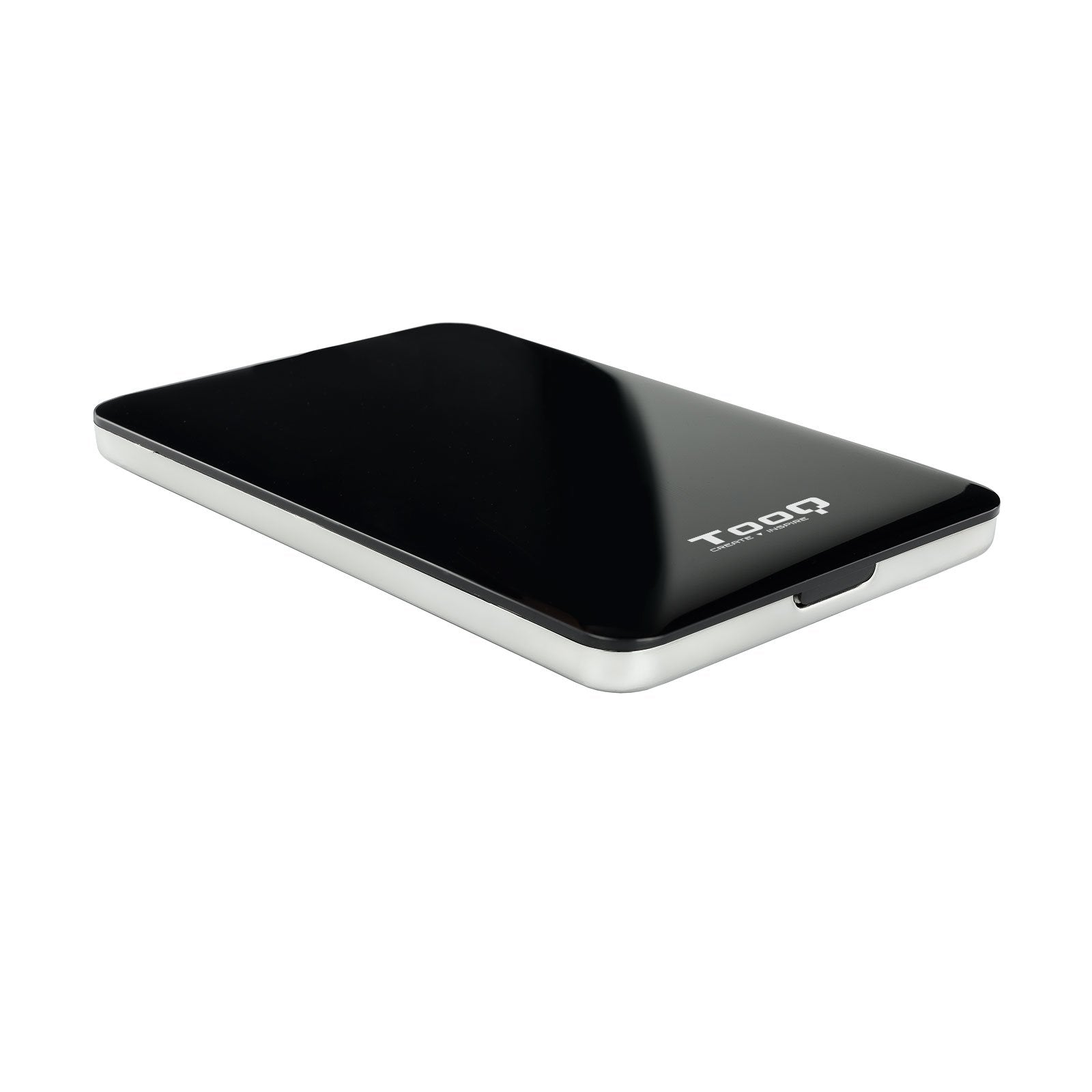 Tooq Carcasa Externa Hdd/Sdd 2.5" Hasta 7,0mm Sata Usb 3.0/3.1 Gen 1 - Ultraplana - Negro