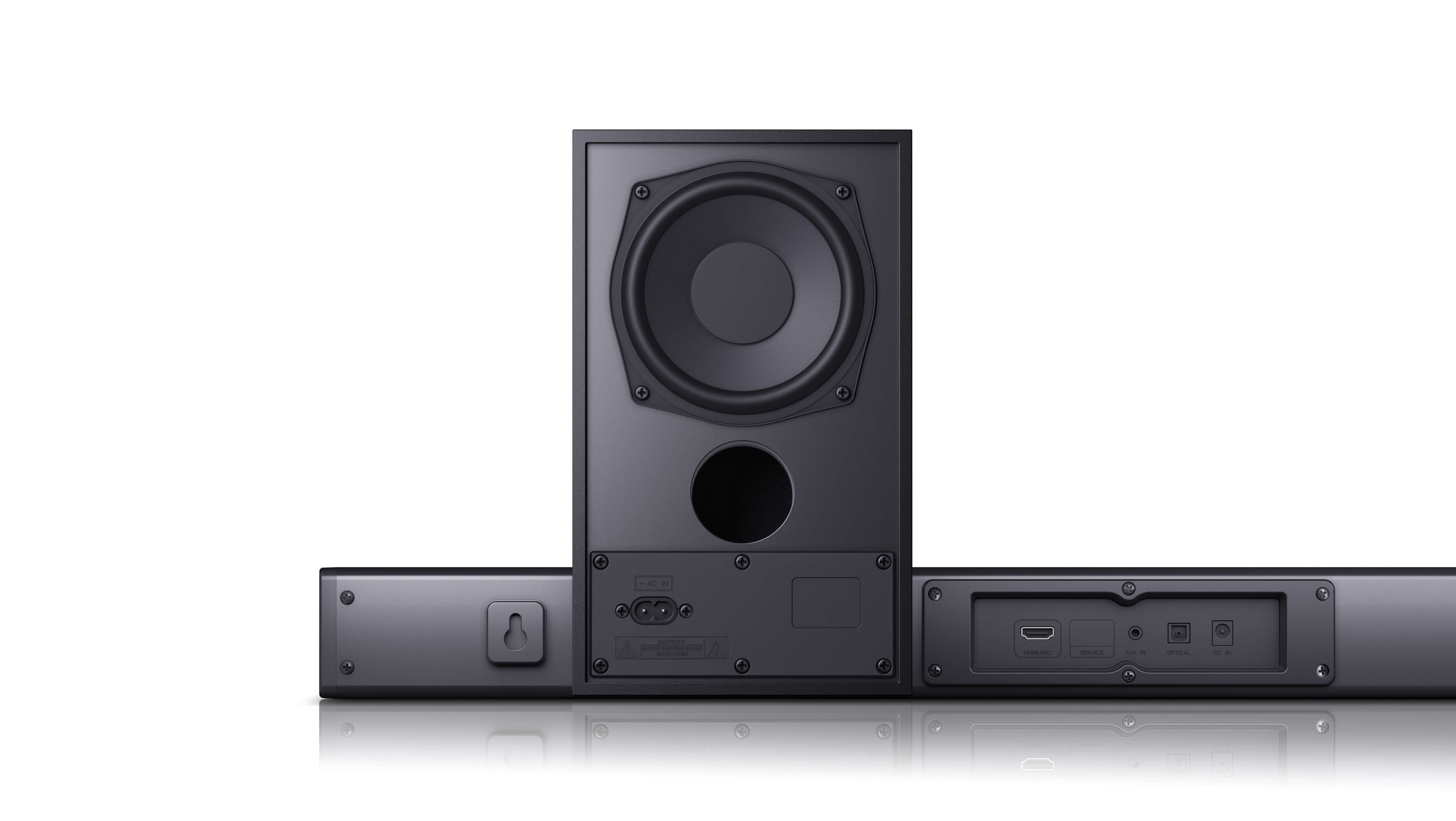 Barra De Sonido Inalámbrica 2.1 Ht-Sbw182 Negro Sharp  Sharp Ht-Sbw182  Soundbar 2.1 Slim Con Subwoofer Inalámbrico, Bluetooth Con Hdmi Arc/Cec, 160w, Audio Óptico Digital, Aux, 74 Cm, Color Negro