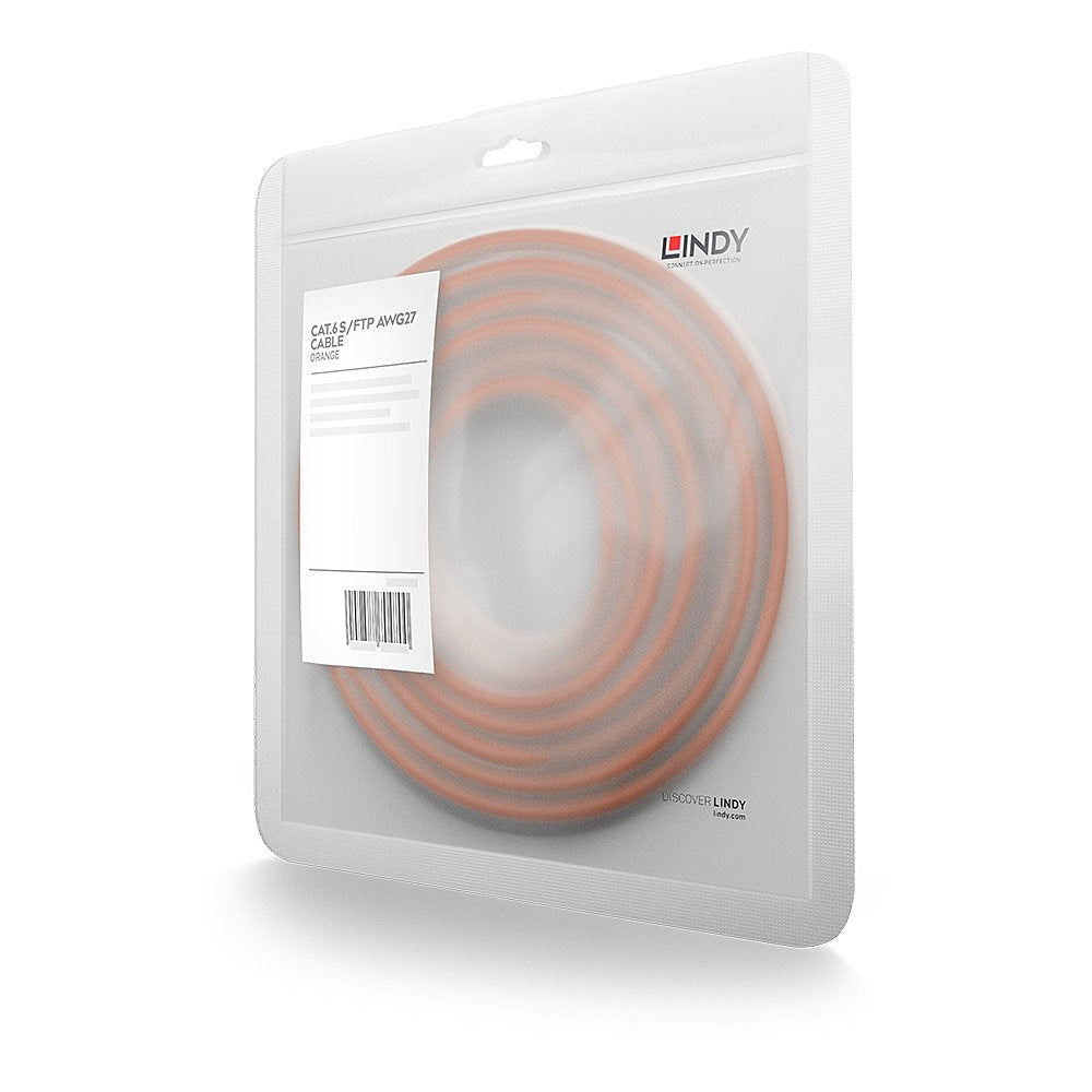 Lindy Cable De Red Cat6 S/Ftp Orange 3.00m