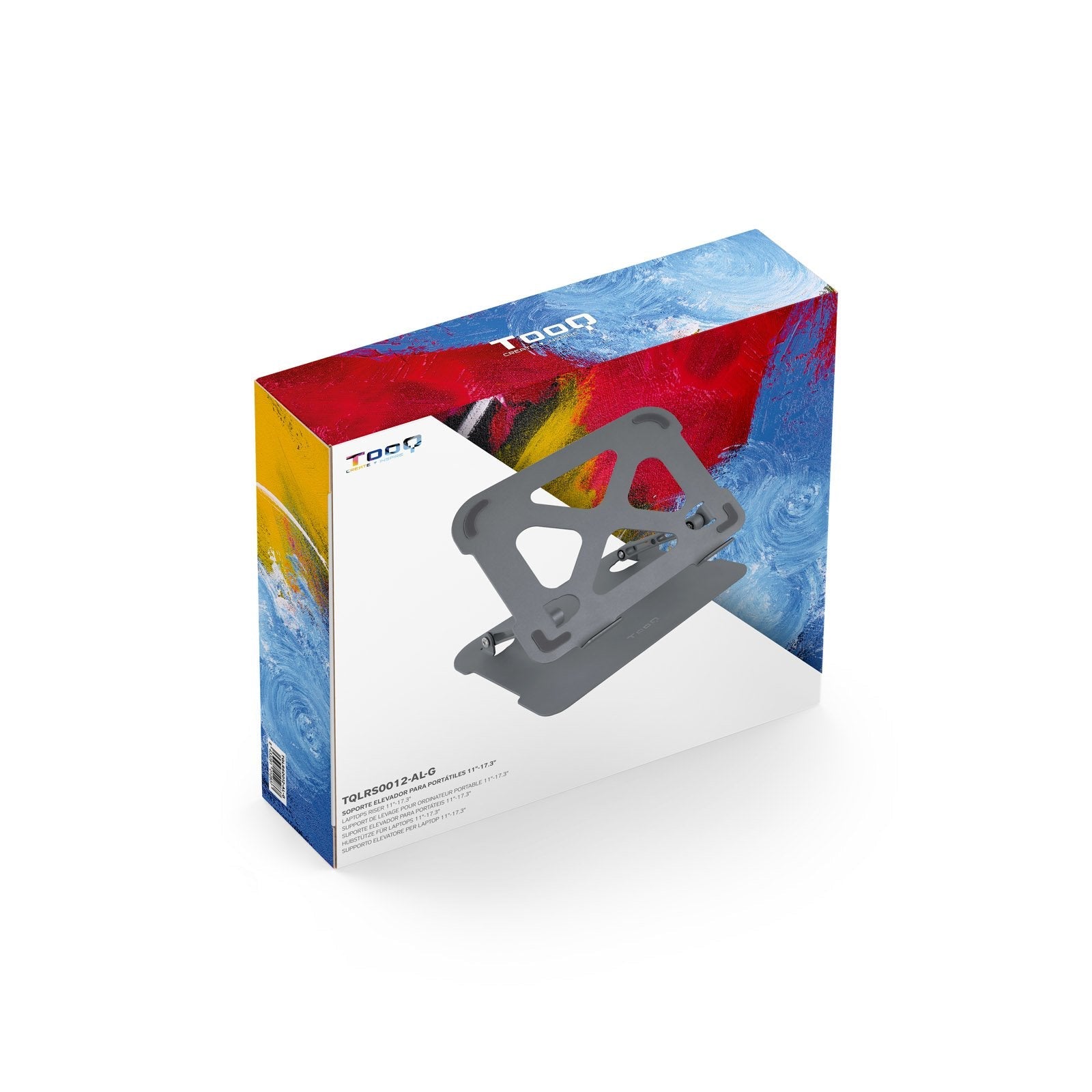 EAN 8433281012837 - TooQ TQLRS0012-AL-G soporte para ordenador portátil Soporte para ordenador portátil y tableta 43,9 cm (17 imagen 9