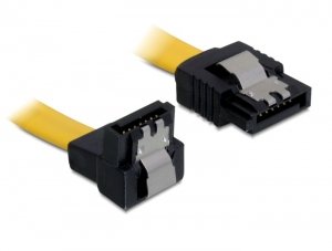 Delock 0.2m Sata M/M Cable De Sata 0,2 M Amarillo