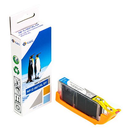 G&G Tinte Compatible Con Canon Cli-571xlgy 0335c001 Gris