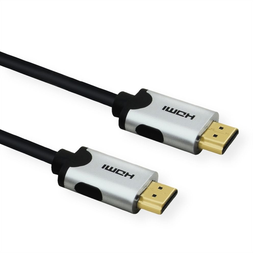 Value 10k Hdmi Ultra High Speed Cable, St St, Schwarz, 1,5 M