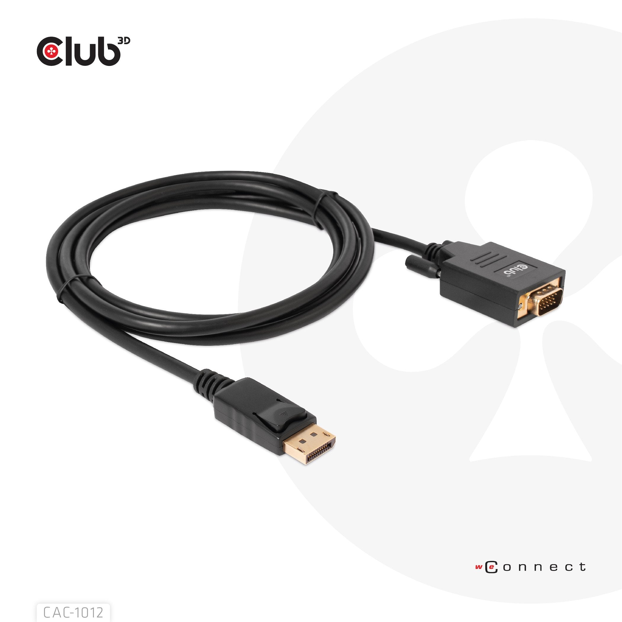 Club3d Cable Displayport > Vga M M 2m Retail