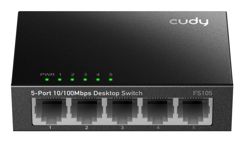 EAN 6971690793401 - Cudy FS105 switch No administrado Fast Ethernet (10/100) Negro imagen 1