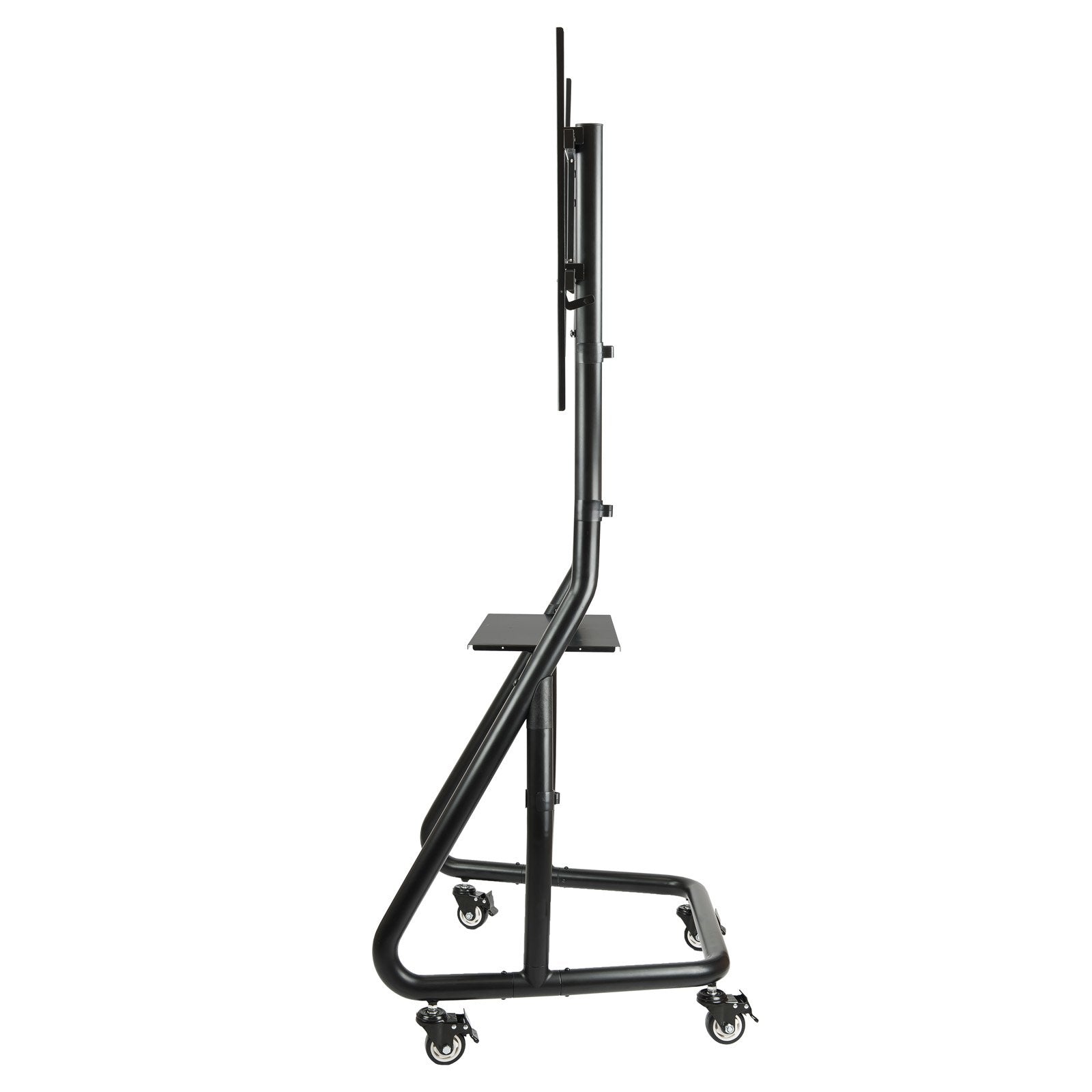 Tooq Soporte De Pantalla De Suelo Con Ruedas 60"-105" - Bloqueo De Ruedas - Sistema Antirrobo - Gestion De Cables -