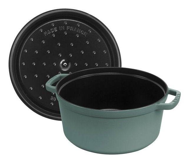 Staub La Cocotte 24cm Round, Eukalyptus, Cast Iron