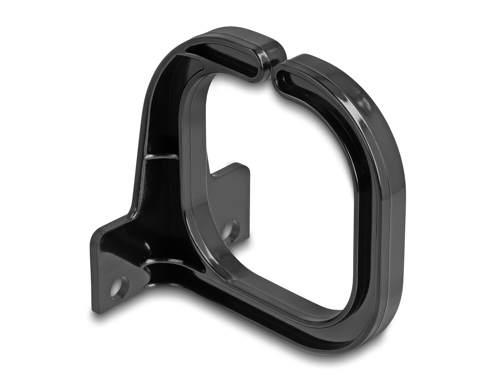 Delock Cablebügel 83 X 60 Mm Mit Montageplatte Schwarz