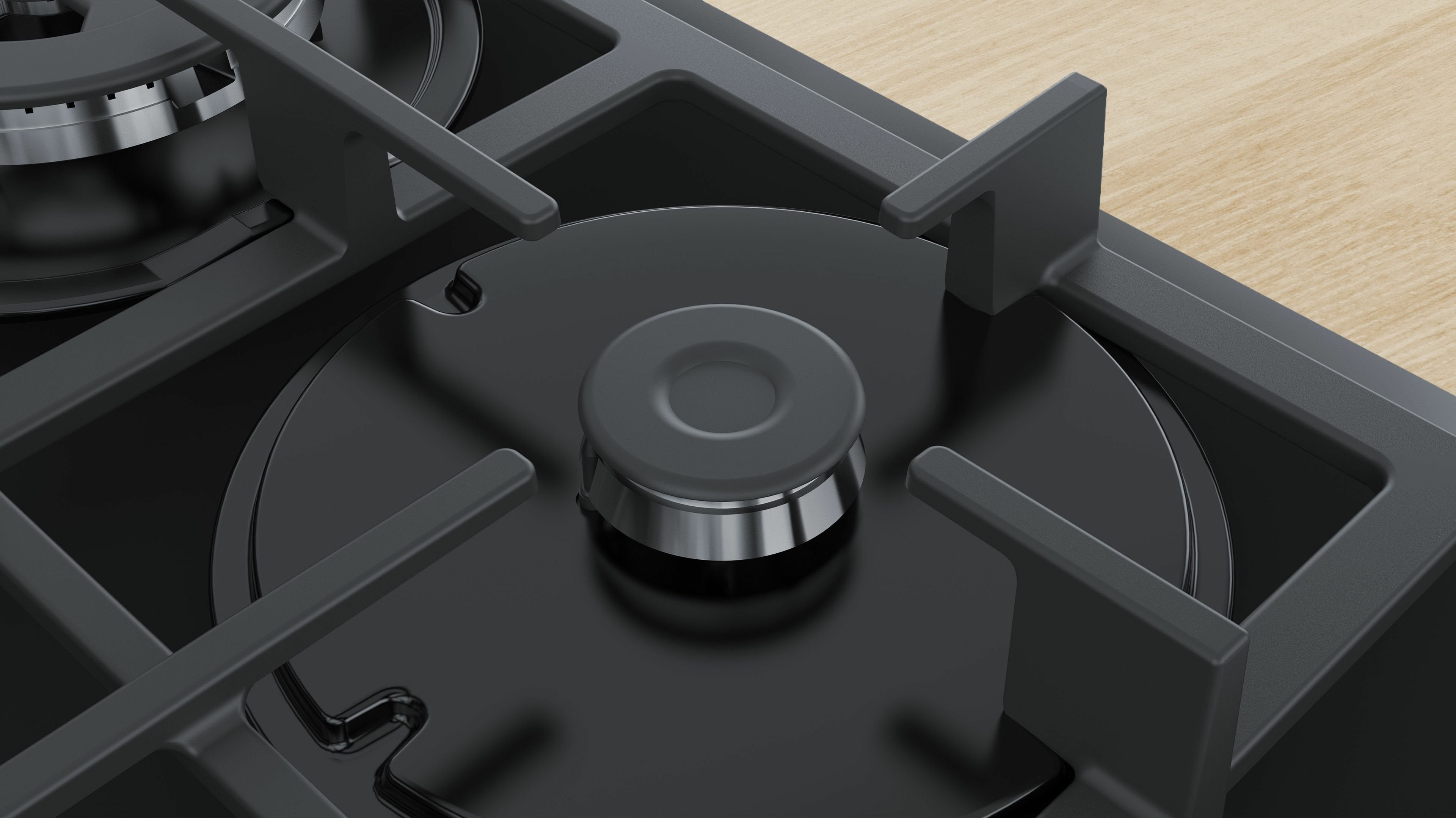 EAN 4242005134311 - Bosch Serie 4 PNP6B6B90 hobs Negro Integrado 60 cm Encimera de gas 4 zona(s) imagen 3