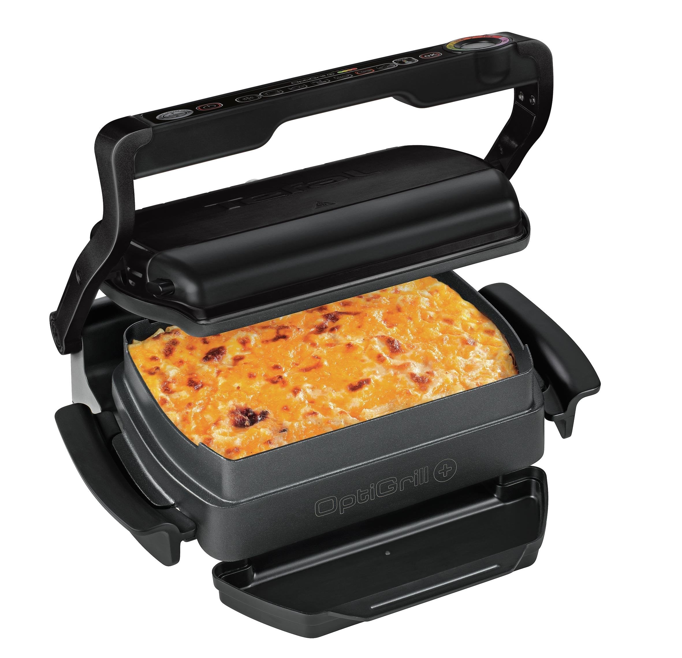 Grill Electric Tefal Optigrill+ Gc 7148 (Contact Grill; 2000w; Black Color)