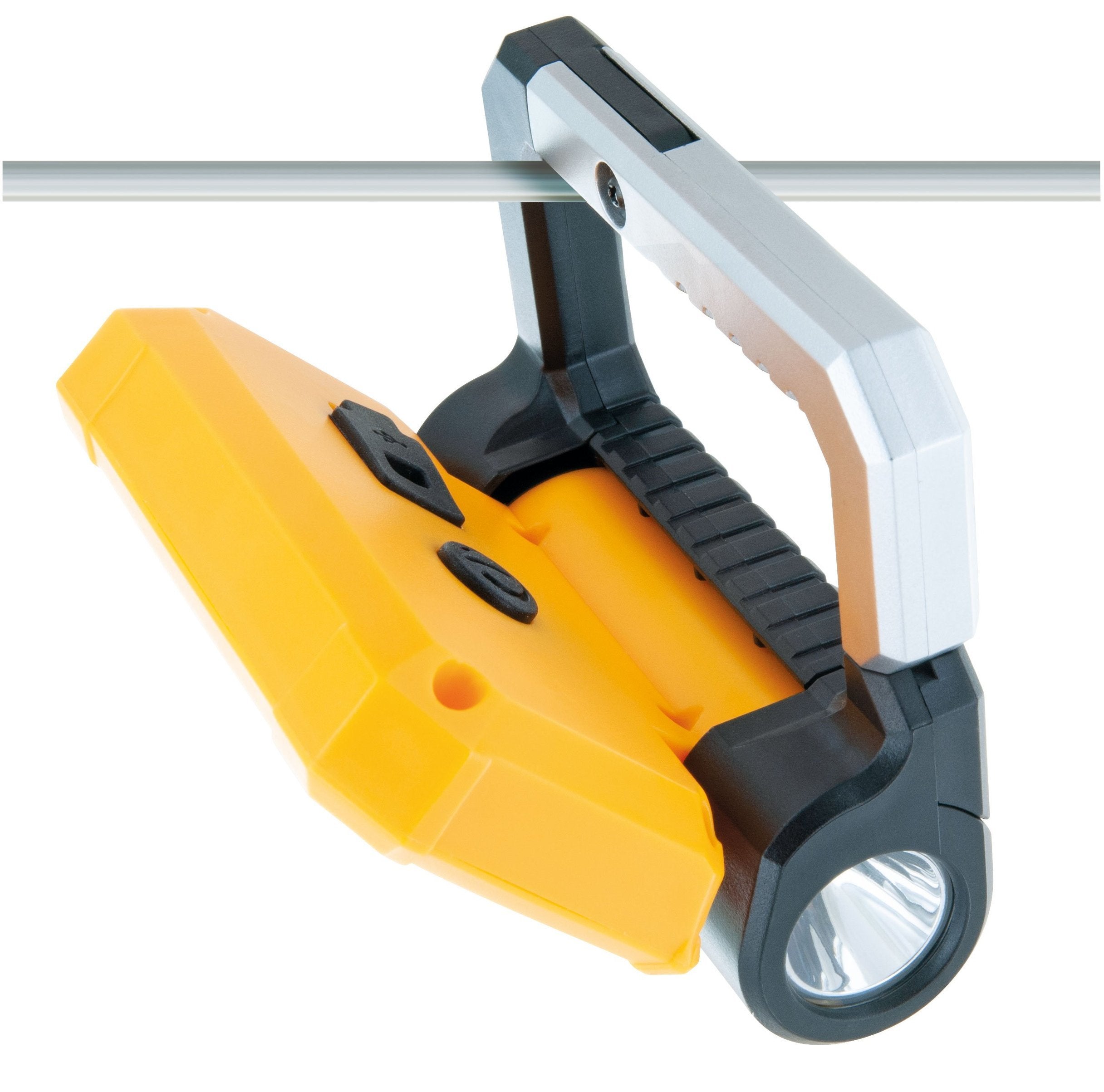 Lámpara De Trabajo Led Schwaiger Con Linterna 300lm Sch./Gel