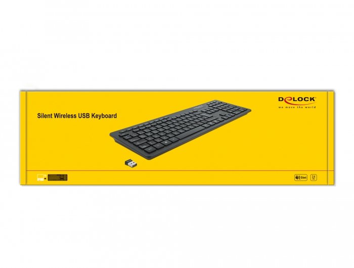 Teclado Alemán Delock 12004 Usb Qwertz Negro