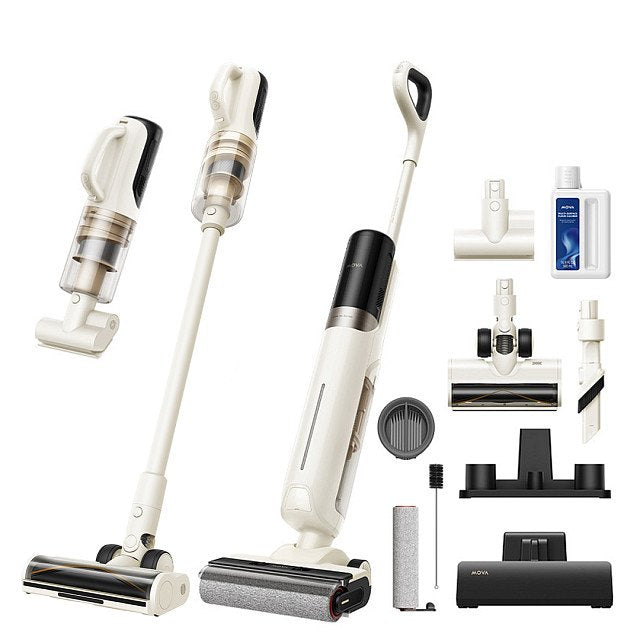 EAN 6977728941813 - MOVA K30 Mix Aspiradora escoba 3 en 1 Batería Seca y húmeda Sin bolsa 300 W Negro, Blanco 2,6 Ah imagen 1