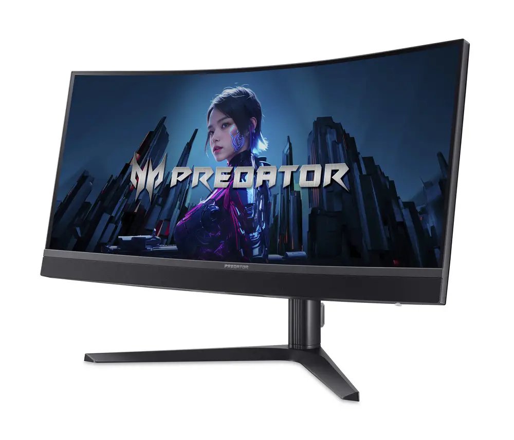 Monitor  Acer 34" Predator X34v3bmiiphuzx   3440 X 1440 Pixeles Ultrawide Quad Hd Led Negro