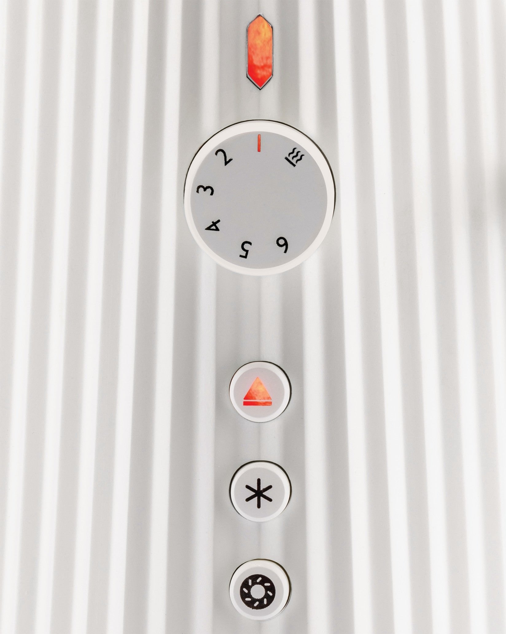 Alessi Plisse Toaster White