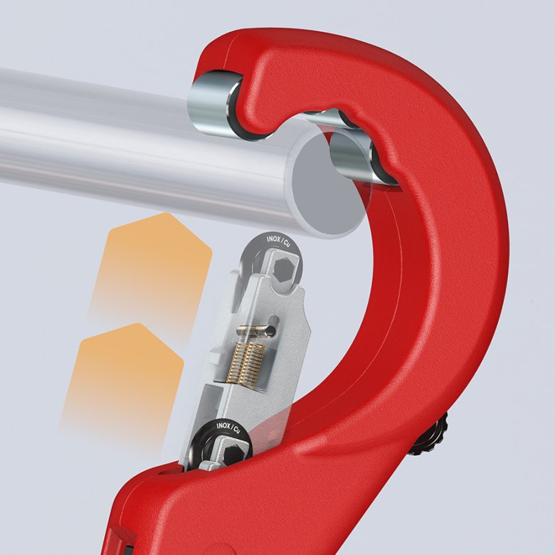 Knipex Cortatubos Tubix Xl Rojo, Ø 6 - 76mm 90 31 03 Bk
