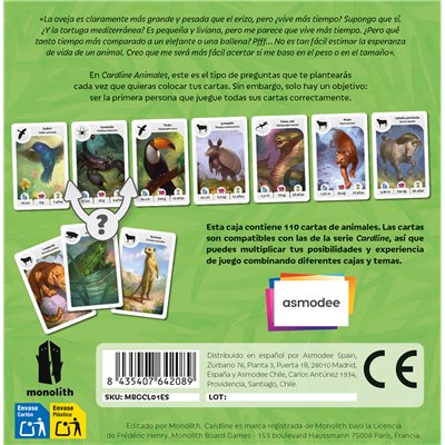 EAN 8435407642089 - Asmodee CARDANIMES juego de tablero Juego De Cartas Concurso de preguntas y respuestas imagen 4