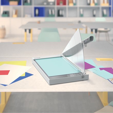 Leitz Precision Office A3 Guillotina De Papel - Recorta Hasta 15 Hojas - Formato A3 - Corte Acero Rectificado De Precision