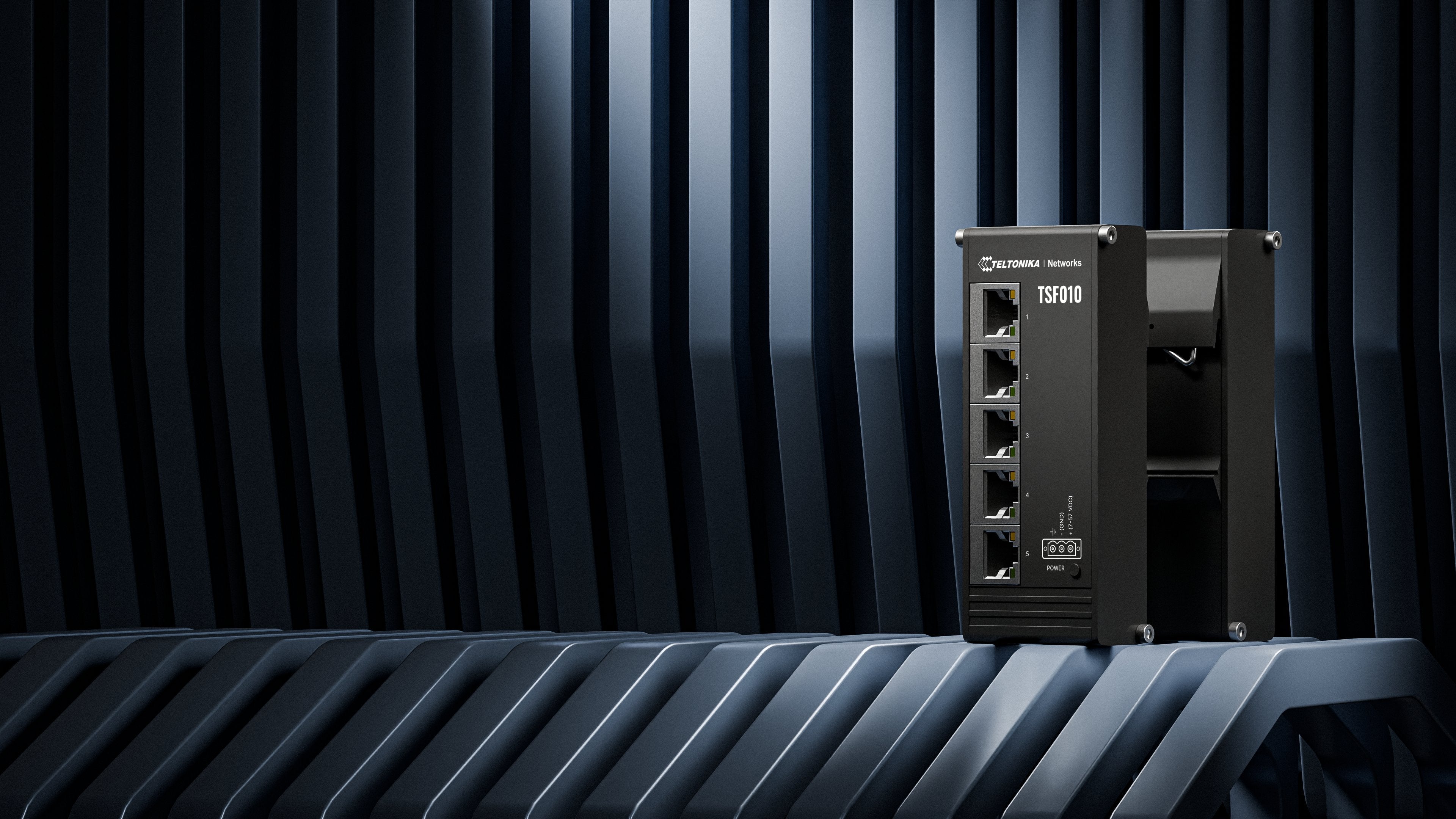 Teltonika Tsf010 Unmanaged Ethernet-Switch 5x100 Mbps, Flat