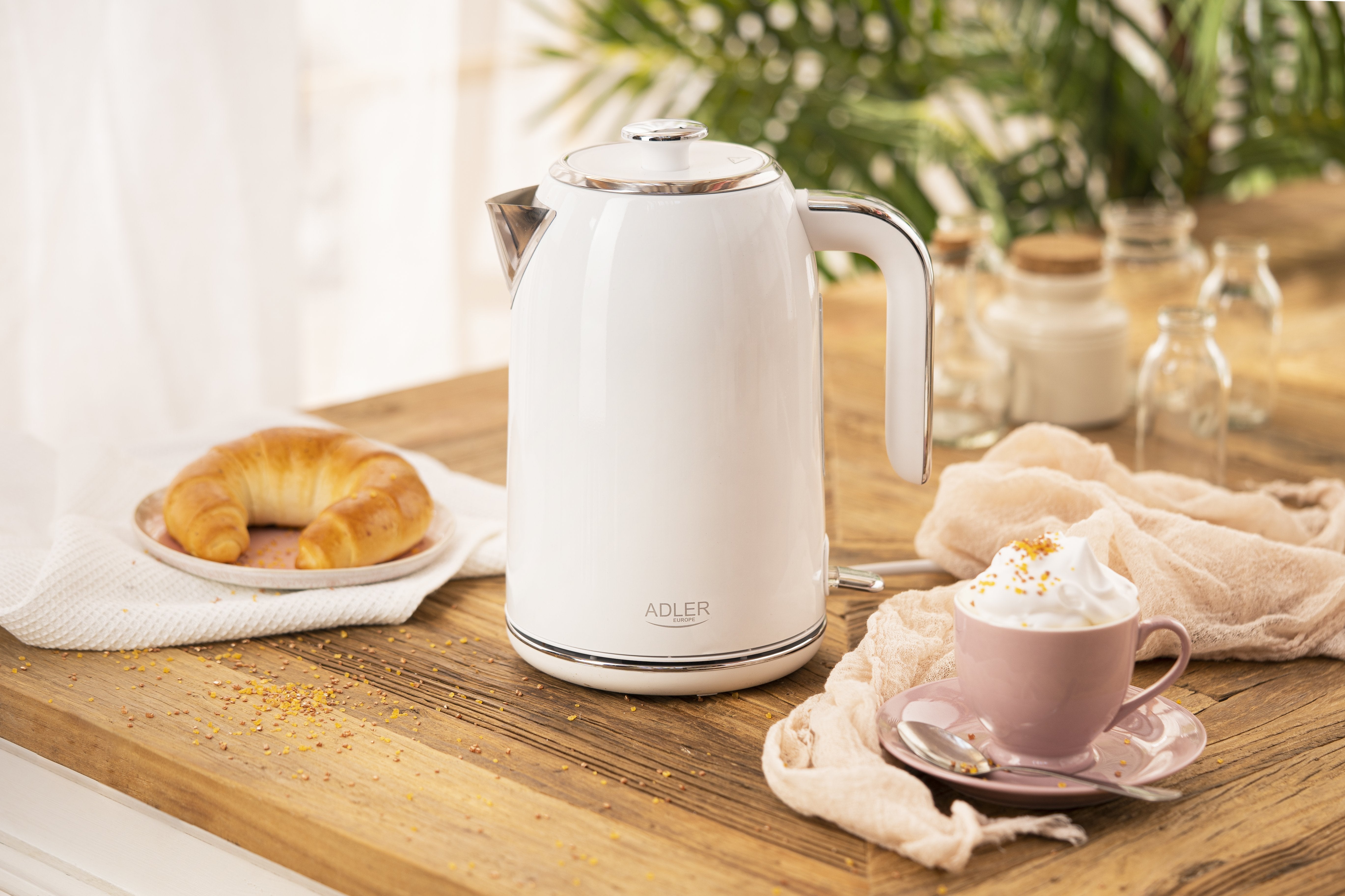 Tetera  Adler Ad 1341 Eléctrica 1,7 L 2200 W Blanco