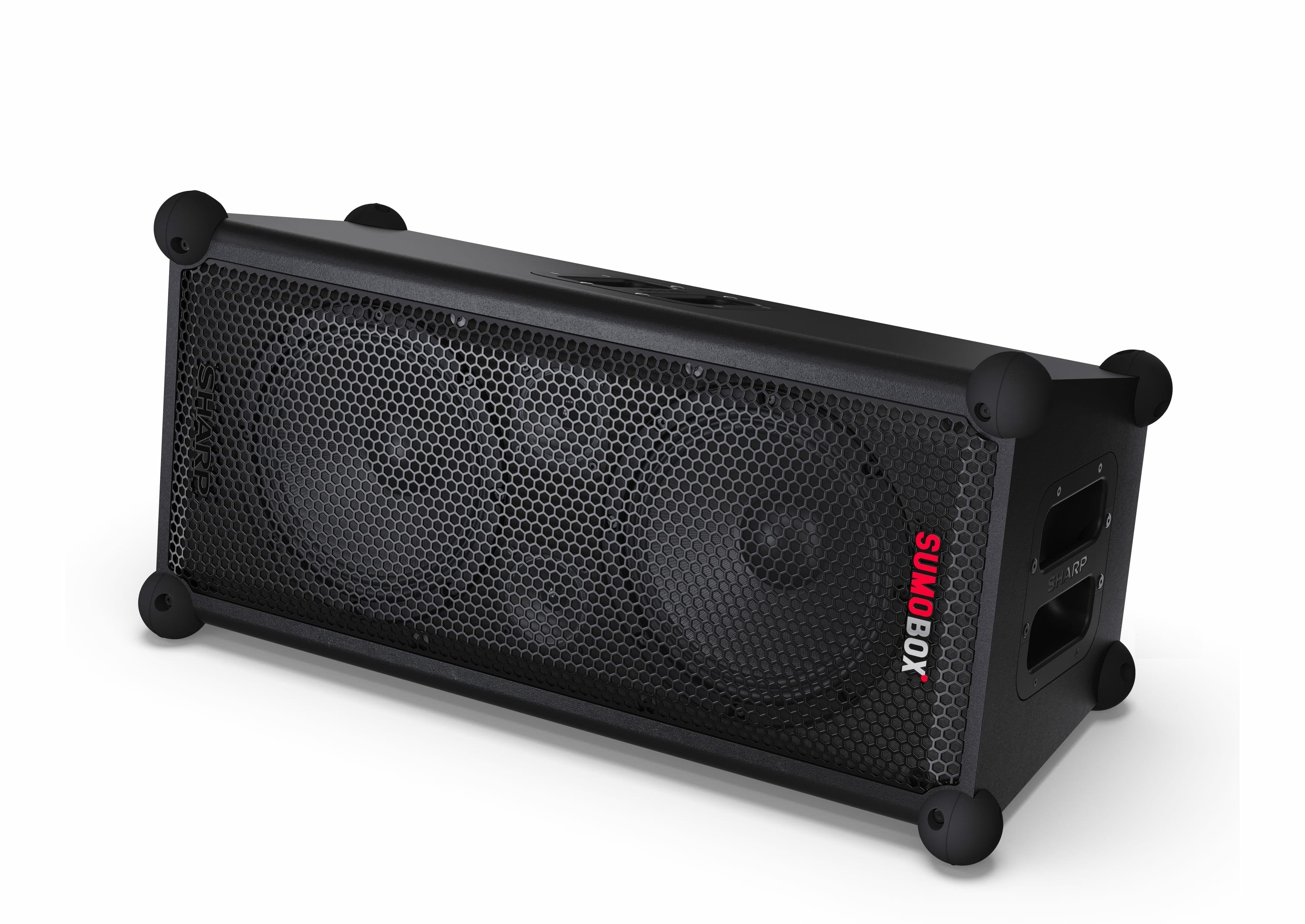 Sharp Cp-Ls100 Altavoz Portatil, 120w Rms / 105db, 10 Horas / 14.8v 5ah , 3 Canales Entrada/ Trs/Xlr (X 2)