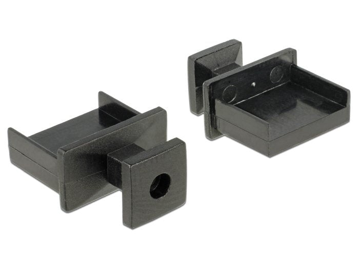 Delock 64009 Cubierta Contra Polvo Para Usb Type-C Hembra Con Agarre. 10 Piezas En Negro