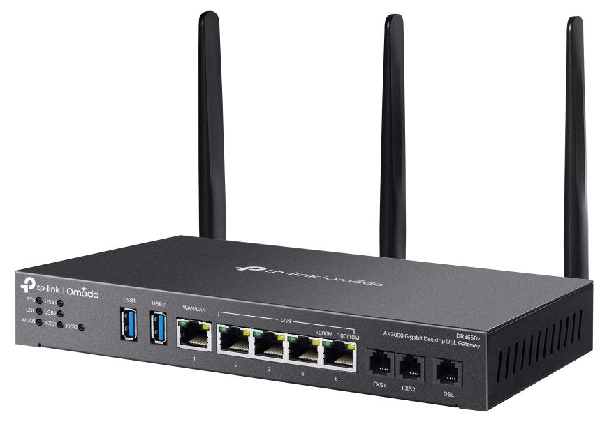 Omada Dr3220v-4g4g+ Cat6 Gigabit Rackmount Dsl Gateway