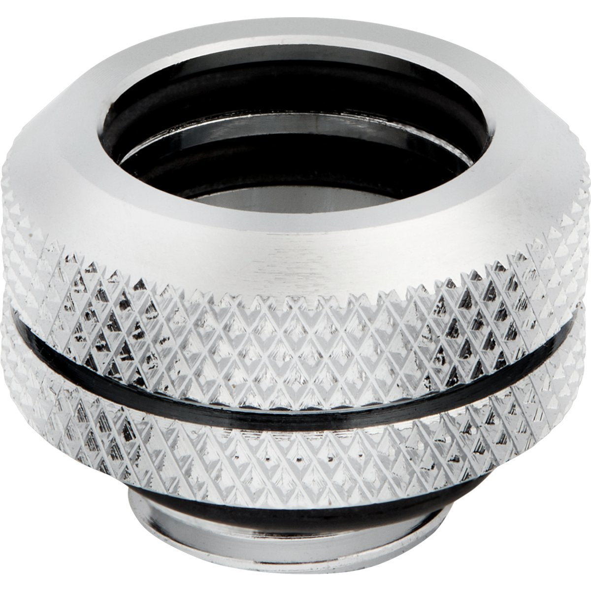 Corsair Conector 14 Mm Hydro X Series Xf Rígido Pack 4 Unidades Cromo