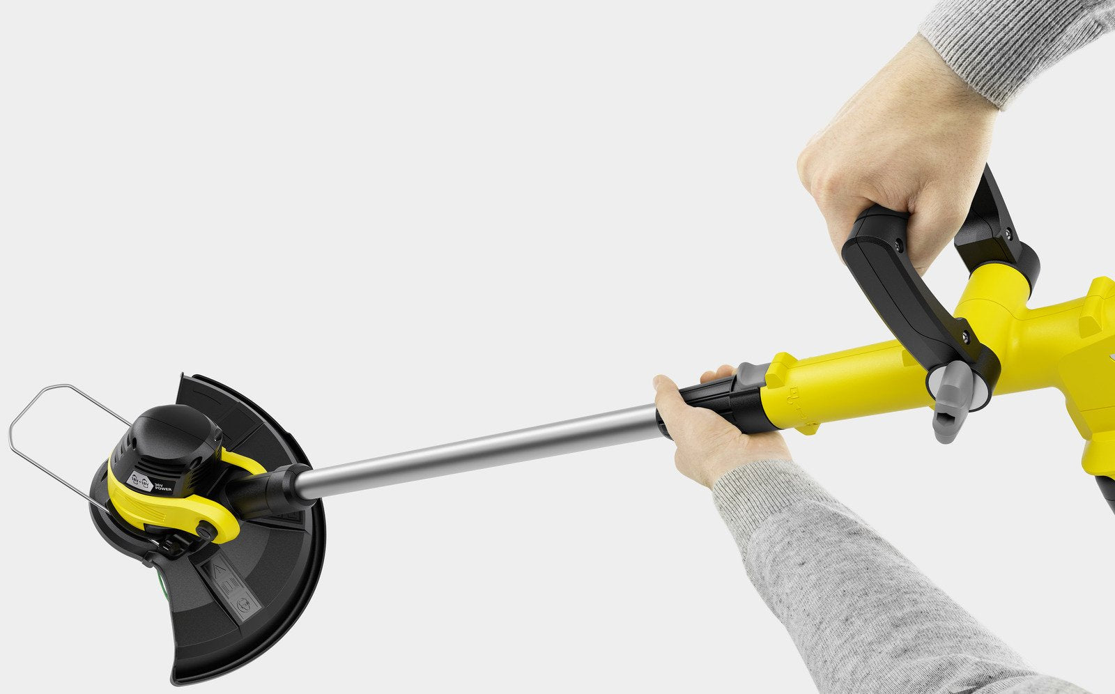 Kärcher Ltr 3-18 Dual Battery Set 30 Cm Batería Negro, Acero Inoxidable, Amarillo