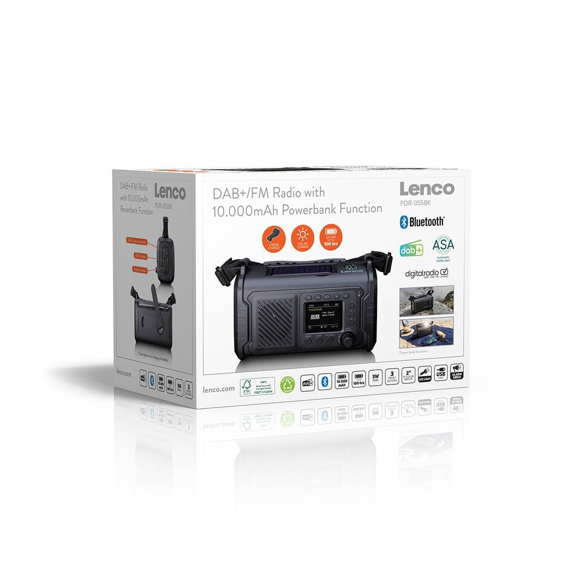Lenco Pdr-055 Emergency Radio