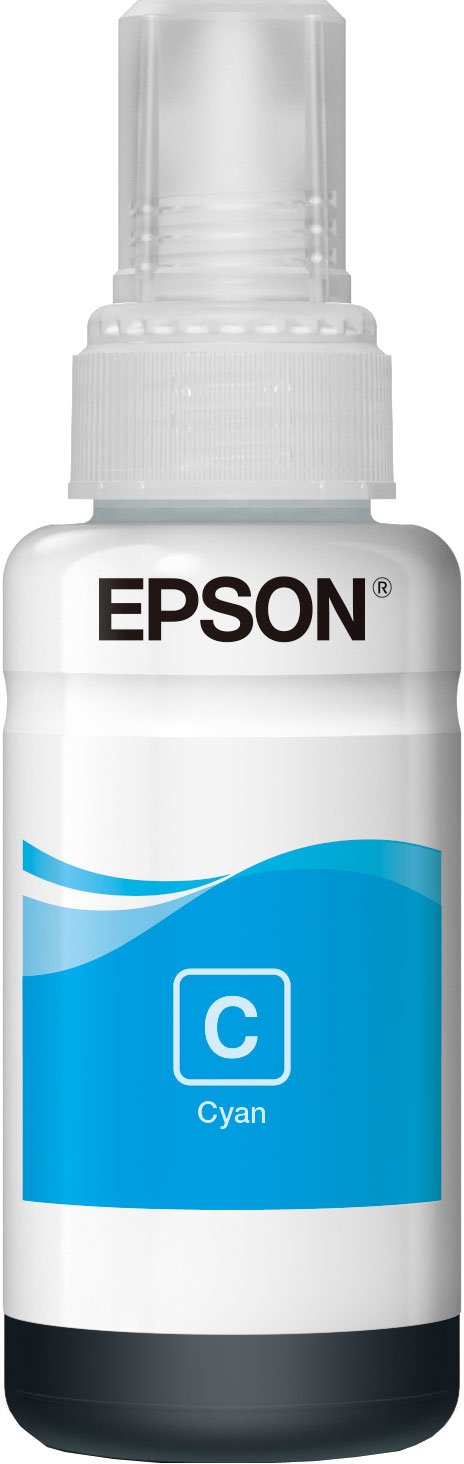 Tinta Original Epson T6642 Cian Botella 70ml Para Ecotank Et-14000,Et-2500,Et-2550,Et-450