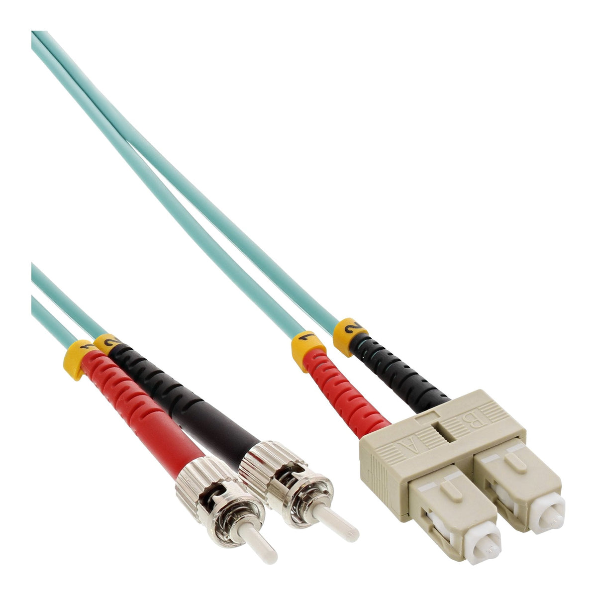 Cable Duplex De Fibra Óptica Inline Sc/St 50/125?M Om3 0.5m