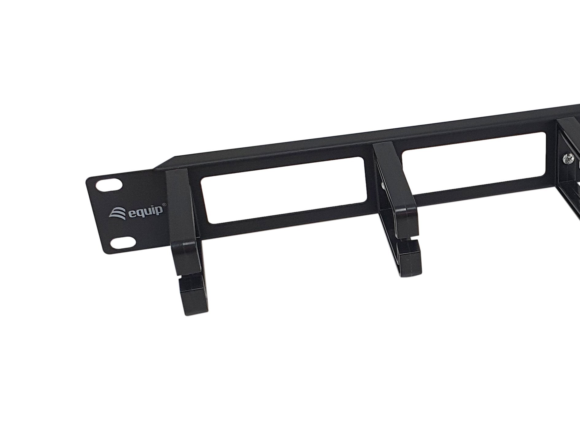 Equipo De Panel De Gemión De Cables De 19" Equip Negro