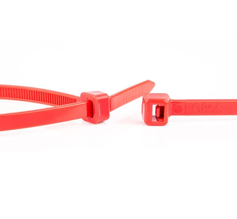 EAN 8717278572451 - WKK 110126271 presilla Brida reutilizable Plástico, Poliamida Rojo 100 pieza(s) imagen 2