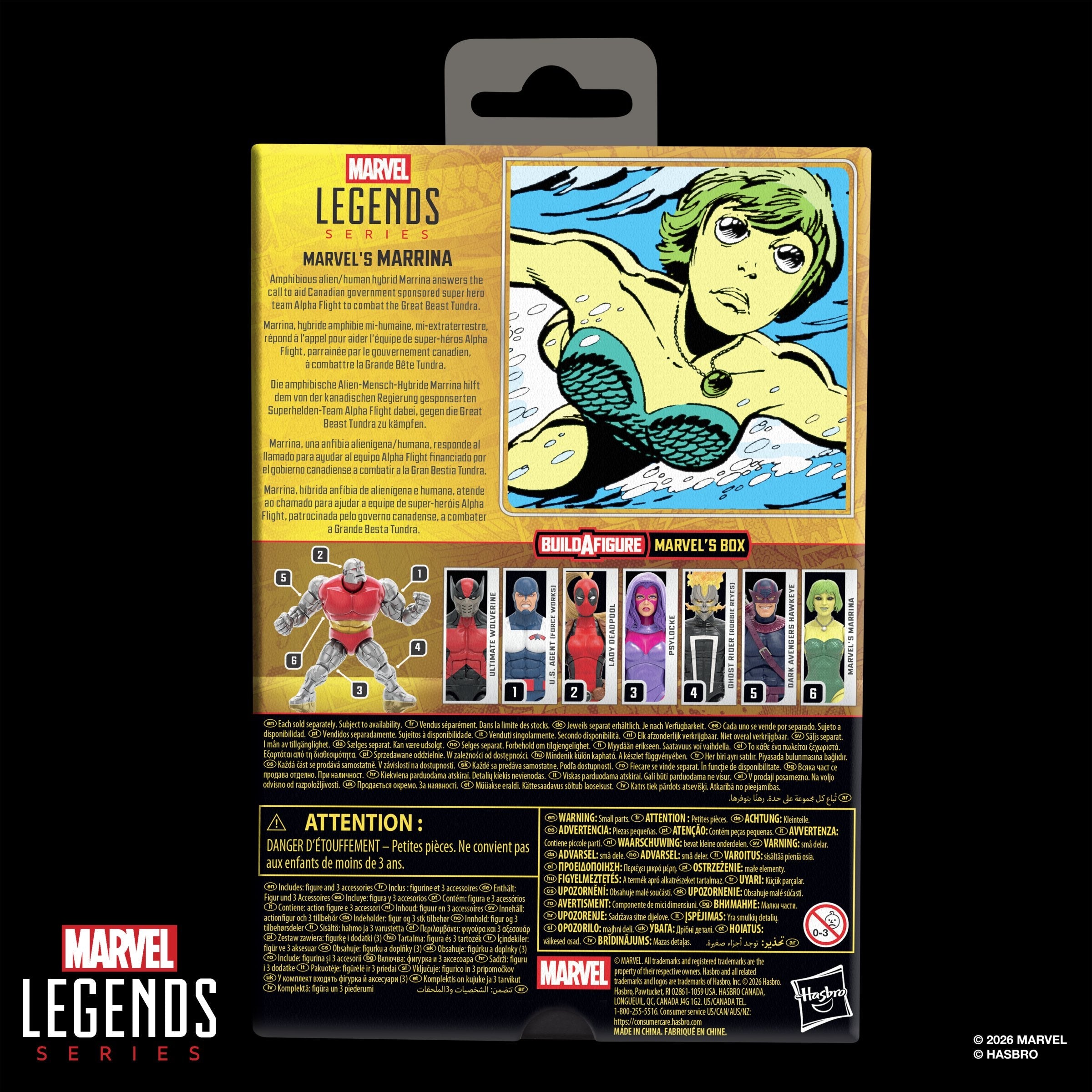 Figura Marvels Marrina Marvel Legends Series 15cm