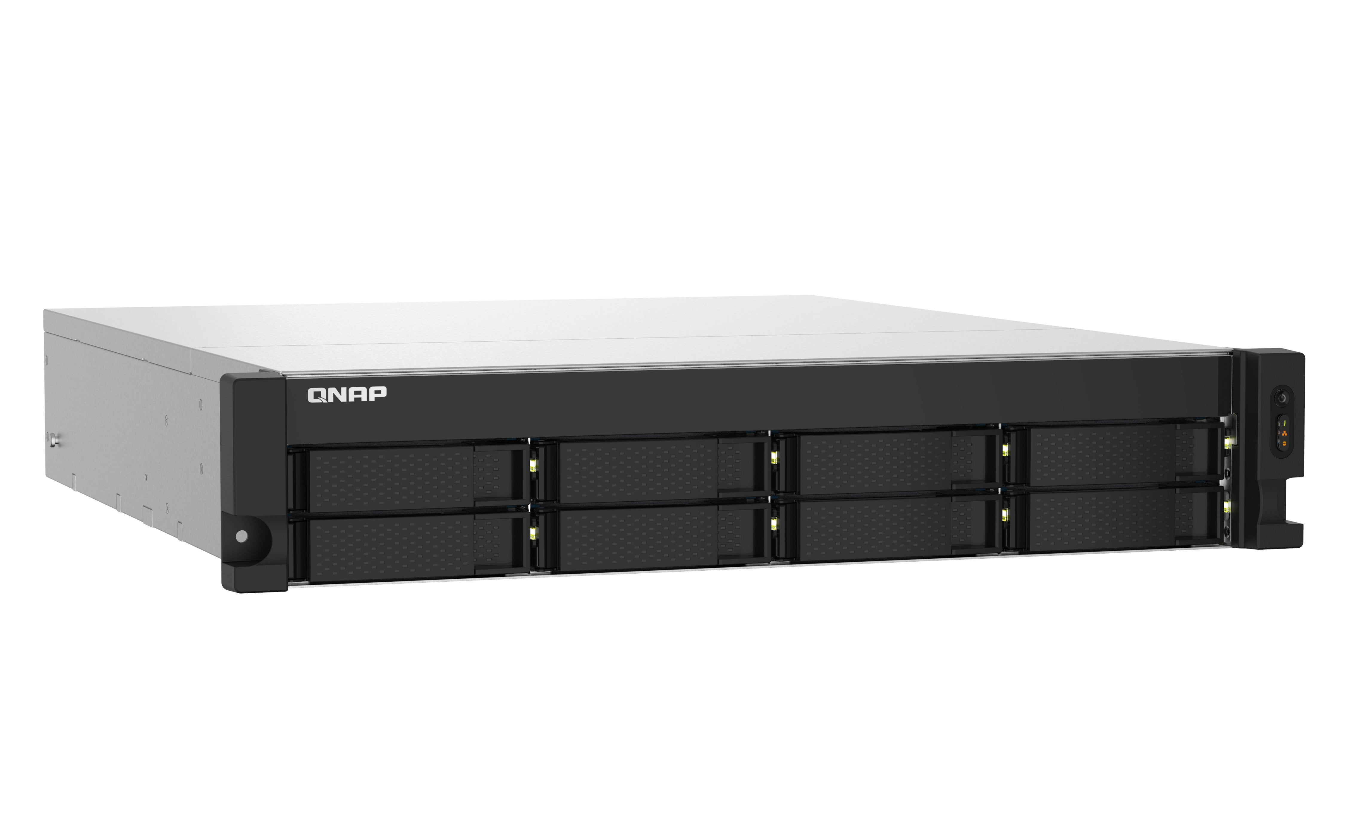 EAN 0885022020171 - QNAP TS-832PXU NAS Bastidor (2U) Annapurna Labs AL324 4 GB DDR4 0 TB QNAP Turbo System Aluminio, Negro imagen 3