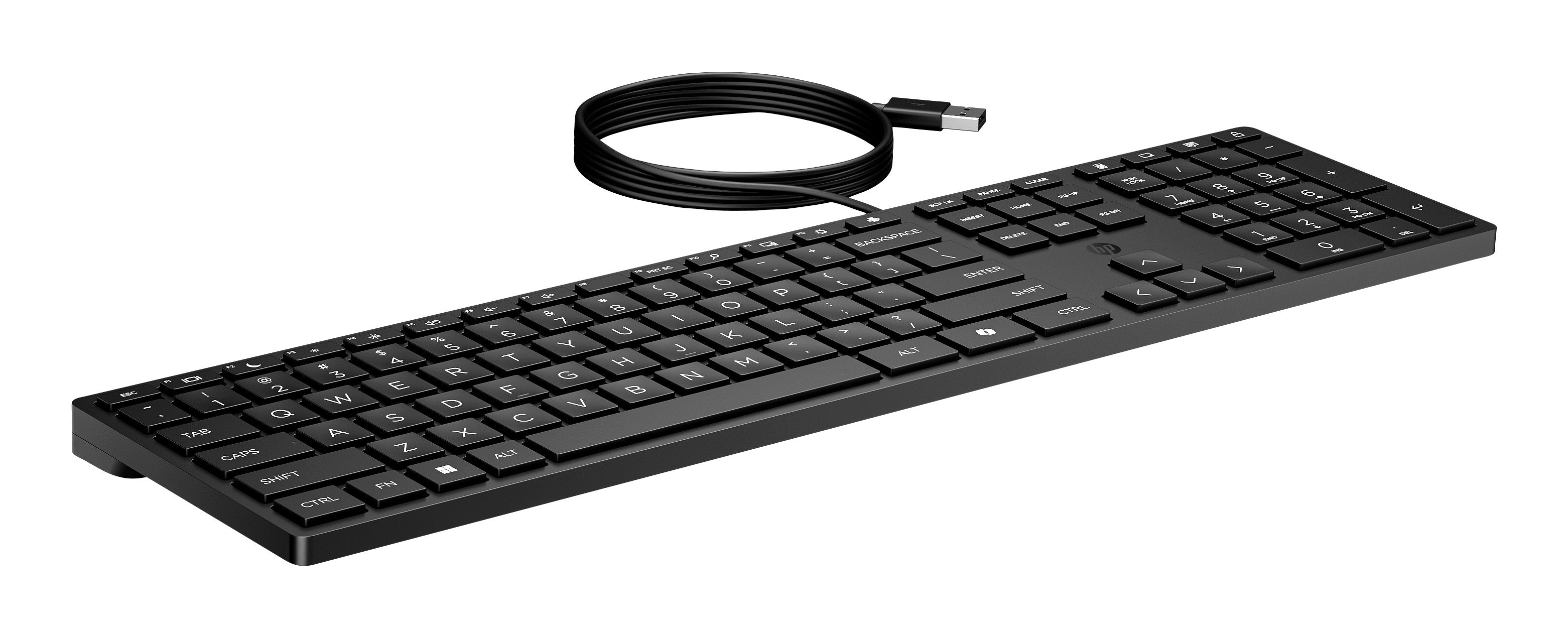 EAN 5715063730706 - HP 320K Wired Keyboard teclado Oficina USB Negro imagen 2
